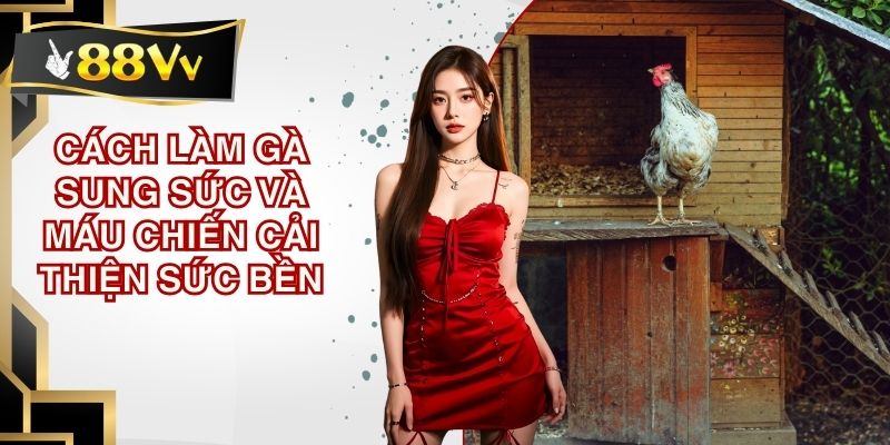 Cách làm gà sung sức và máu chiến